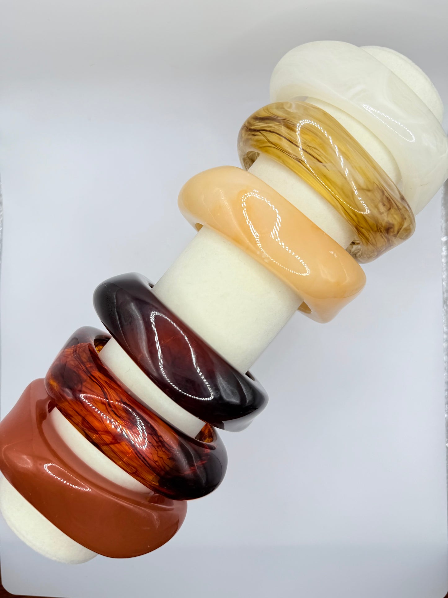 chunky bangle stacks