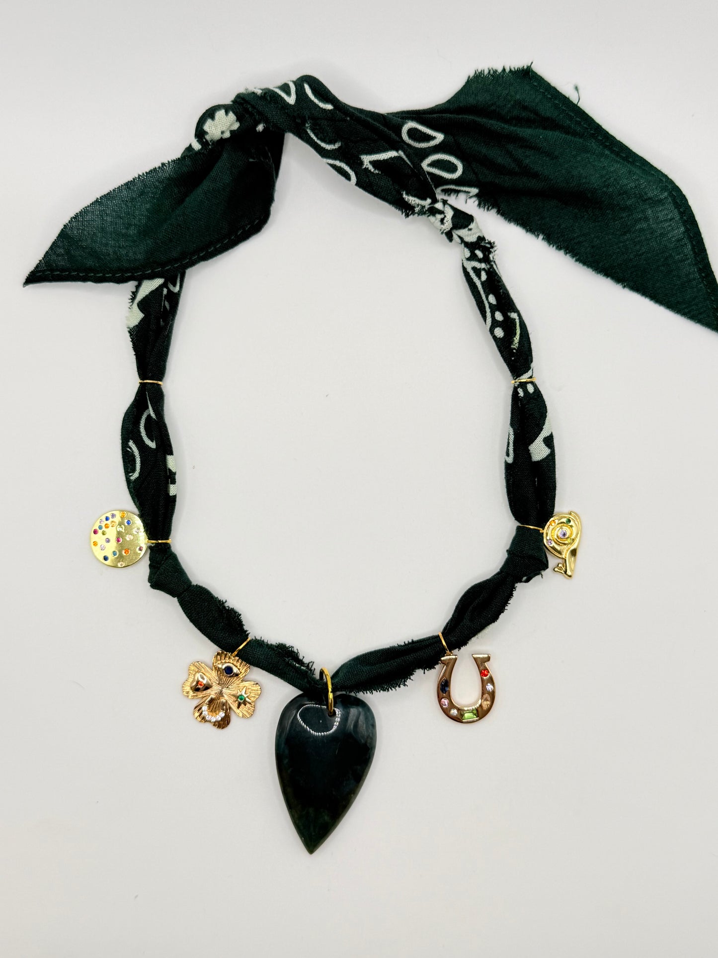 5 charm bandanas (premade)