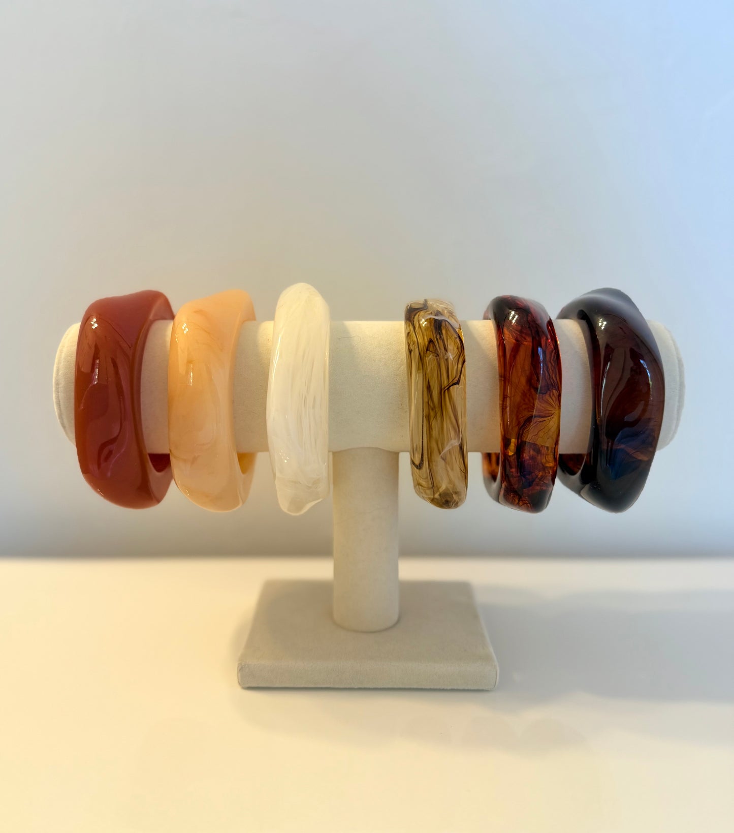 chunky bangle stacks