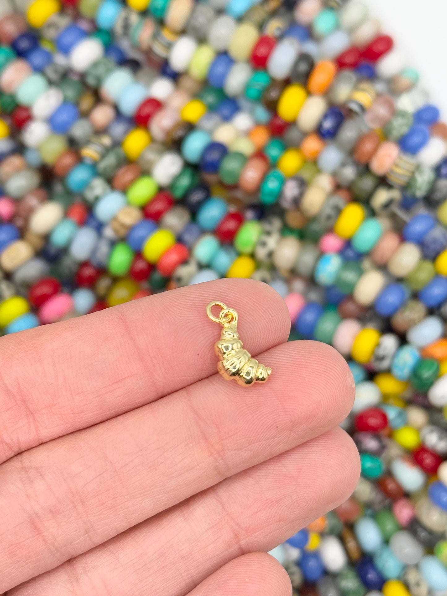mini croissant charm
