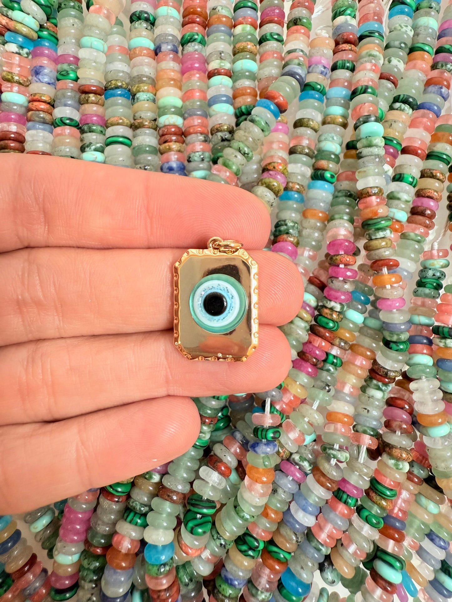 evil eye tag charm