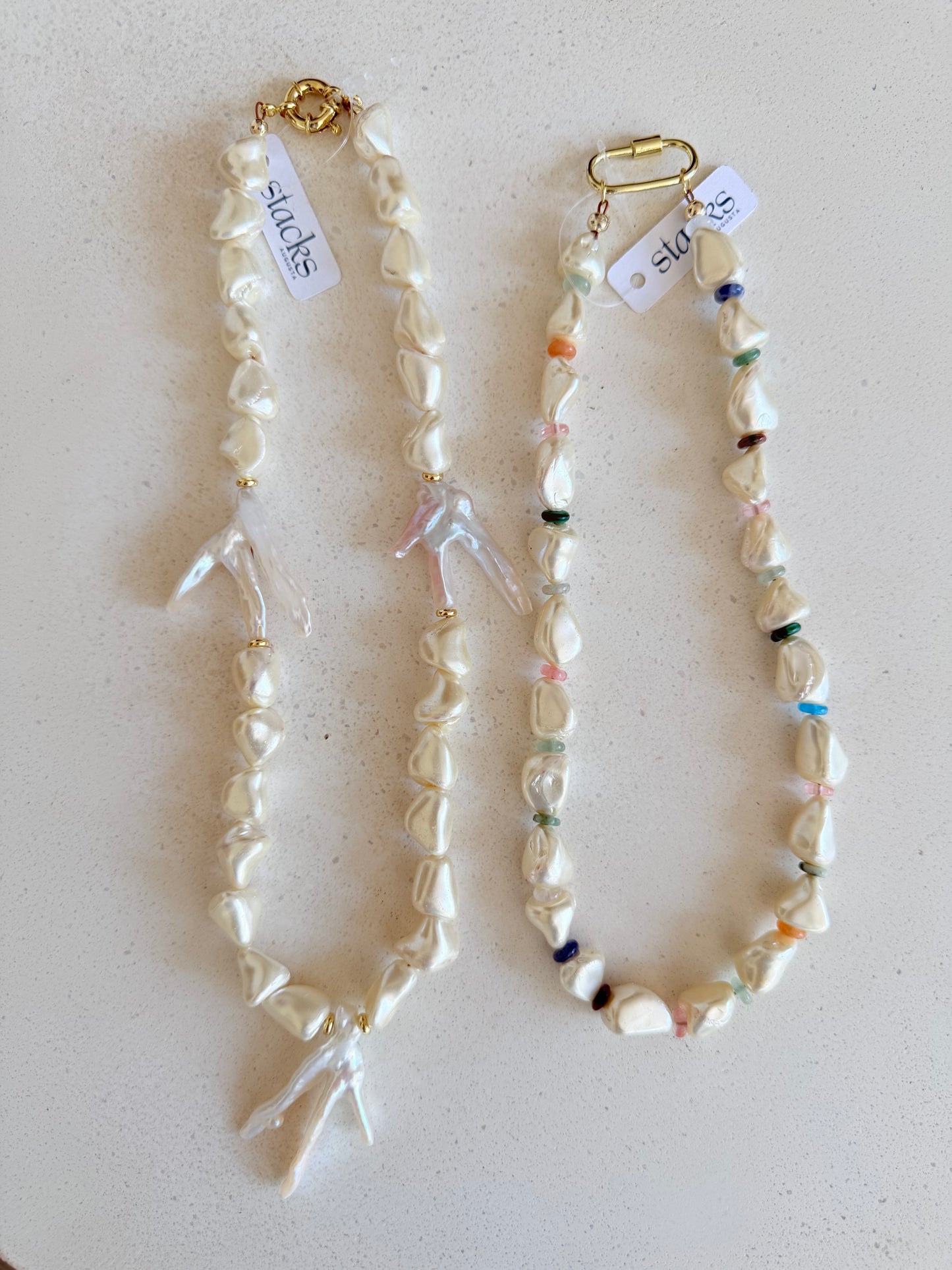 twisted pearl stack