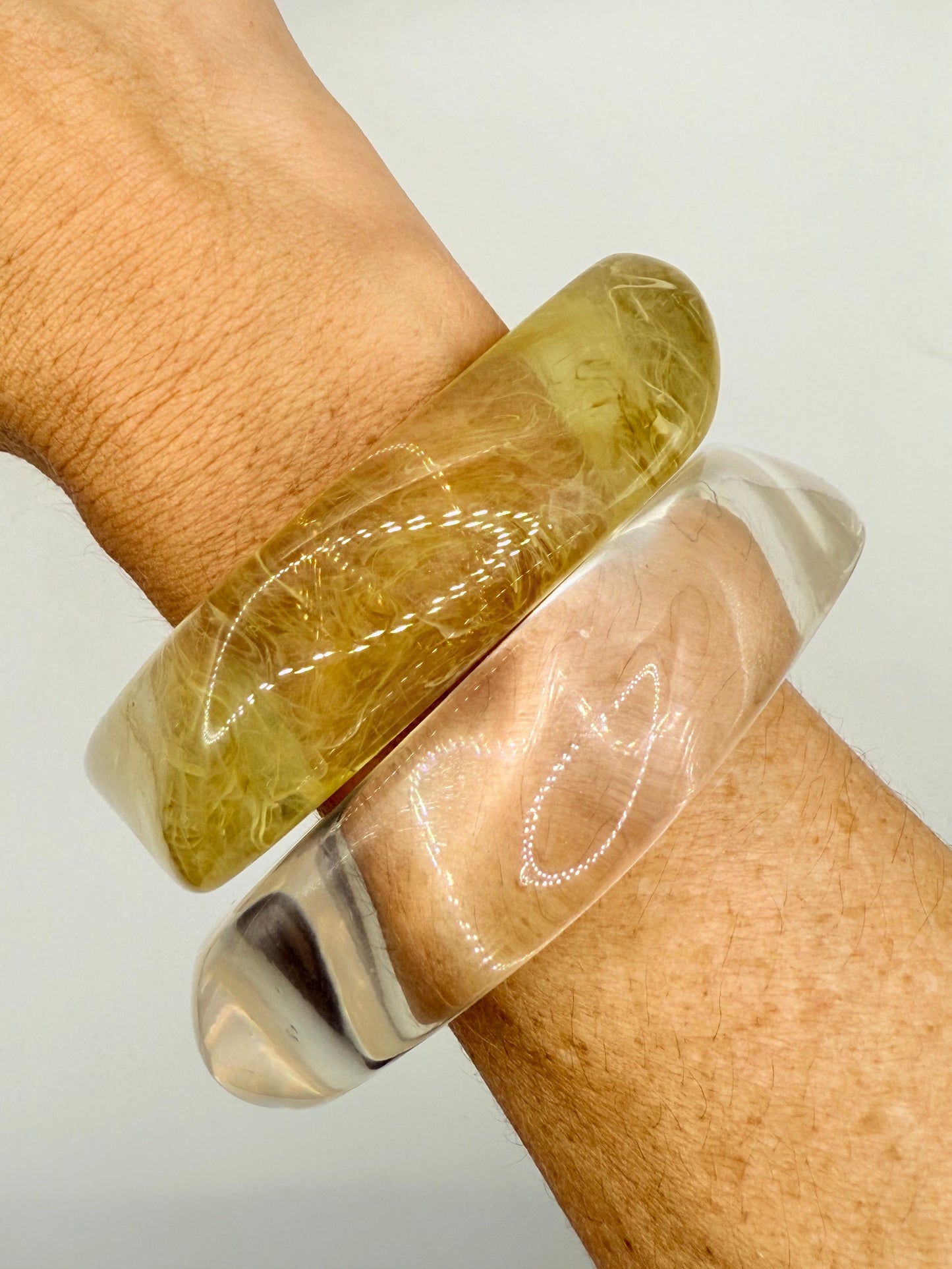 chunky bangle stacks