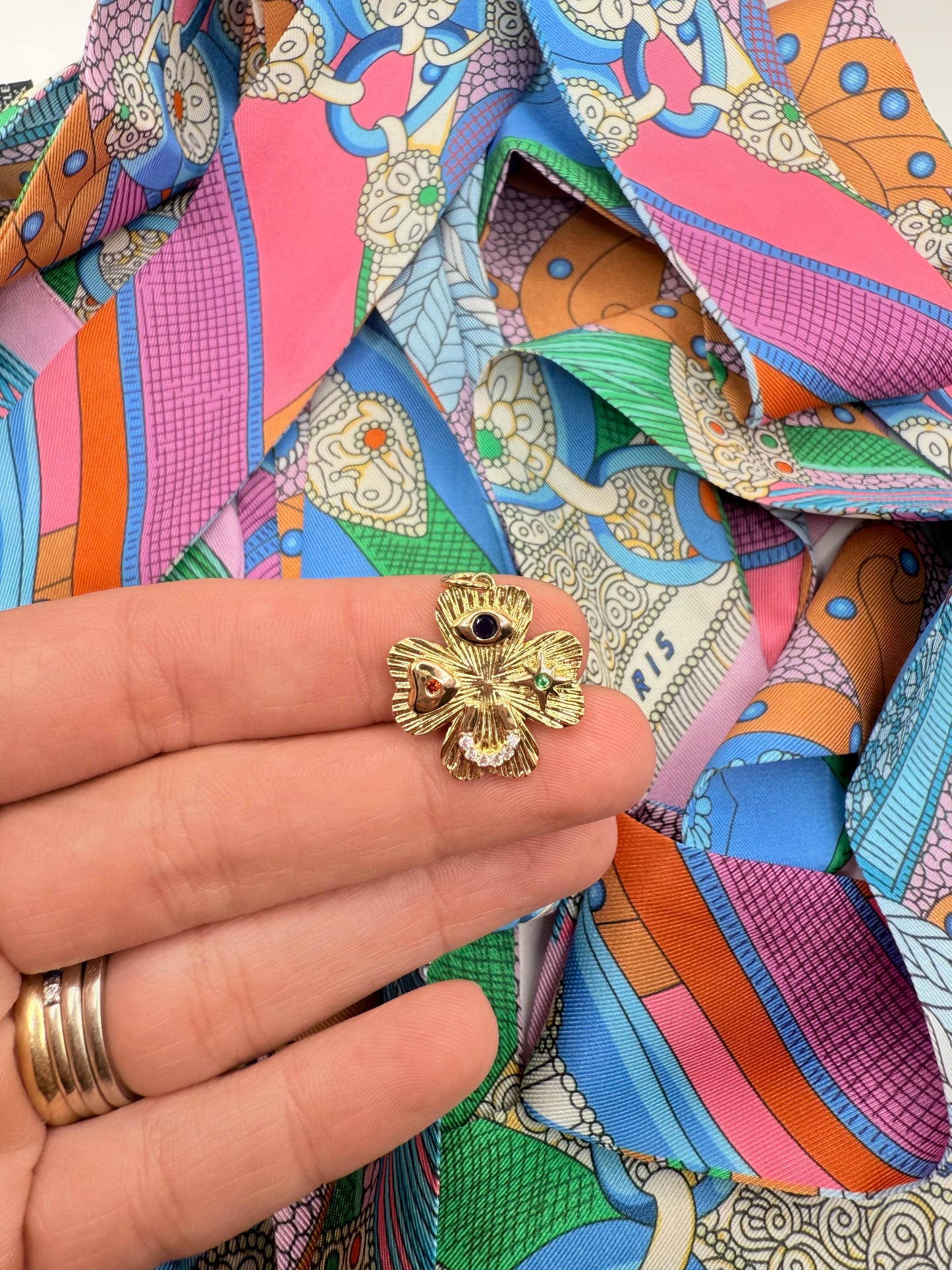 four leaf clover charm