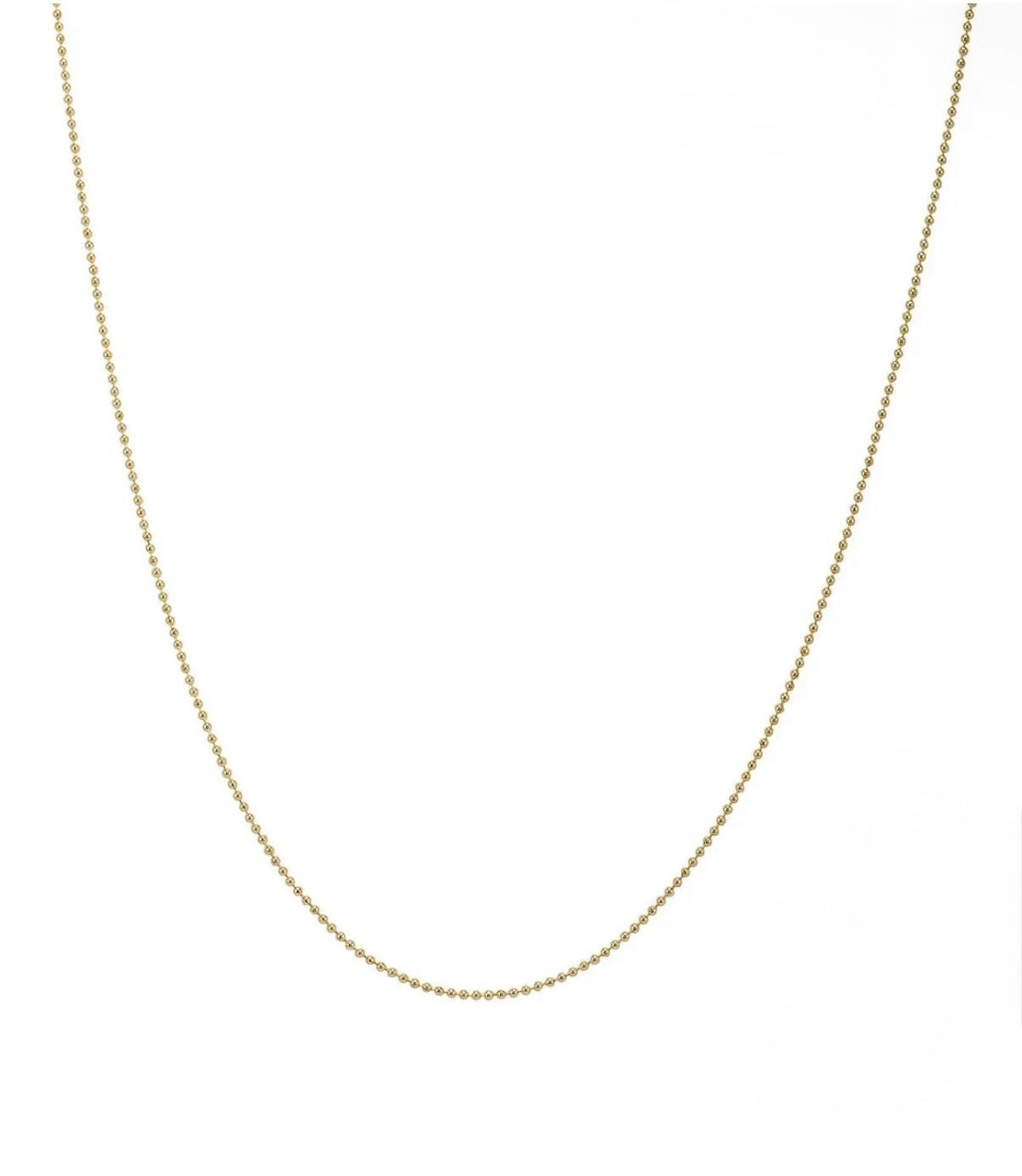 gold ball chain