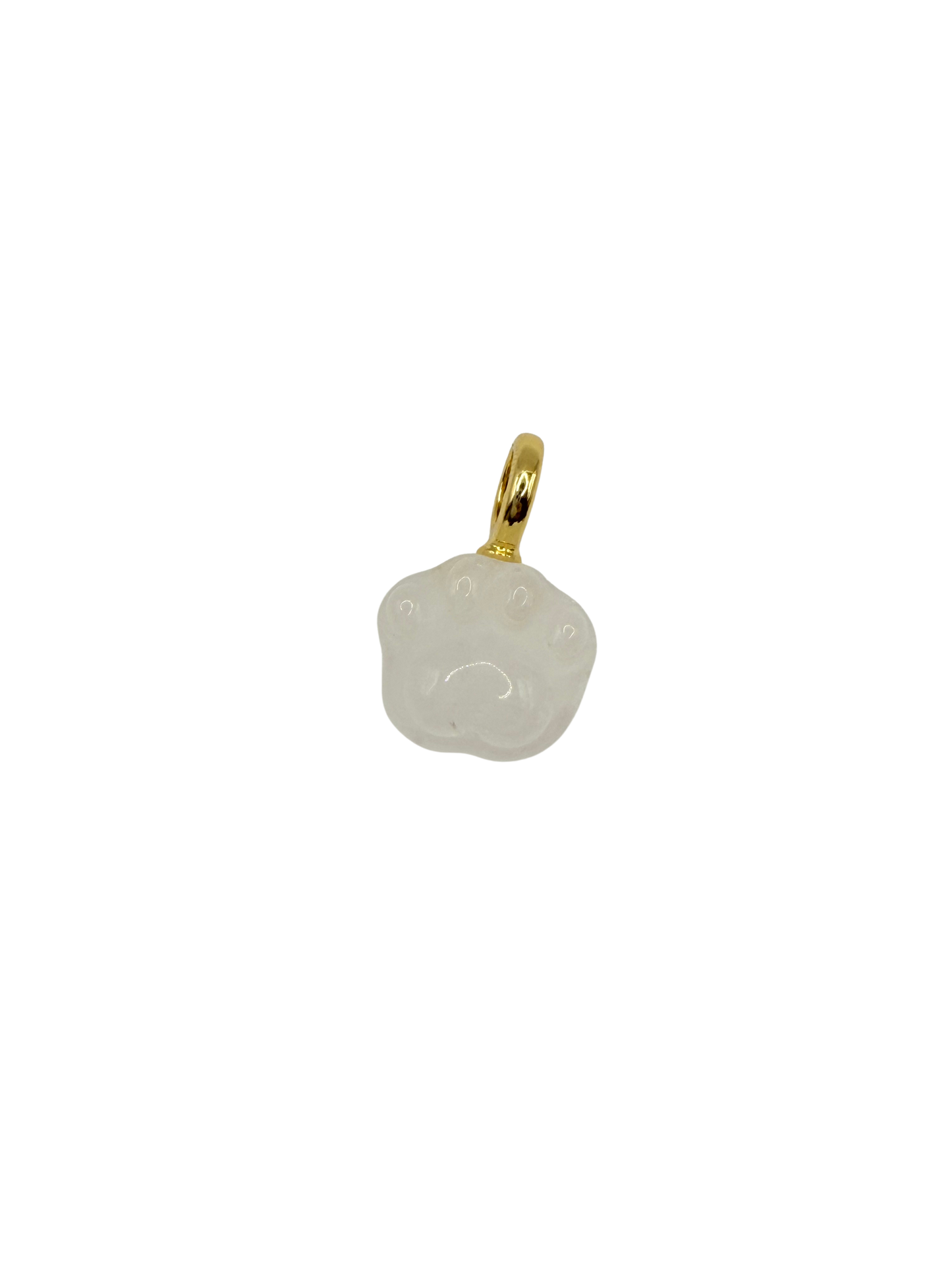 gemstone paw charm