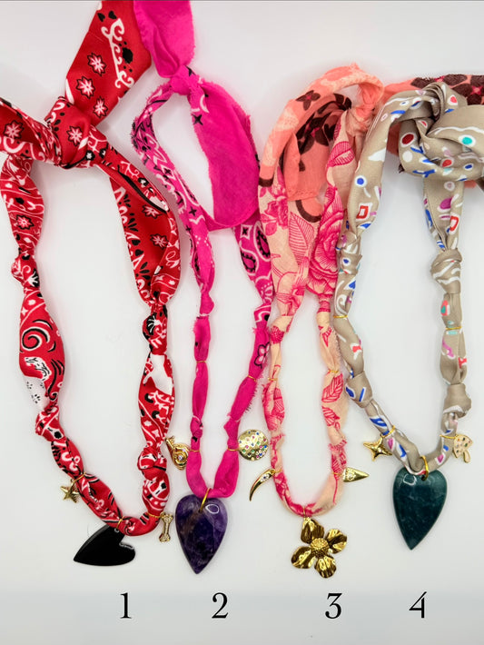 3 charm bandanas (premade)