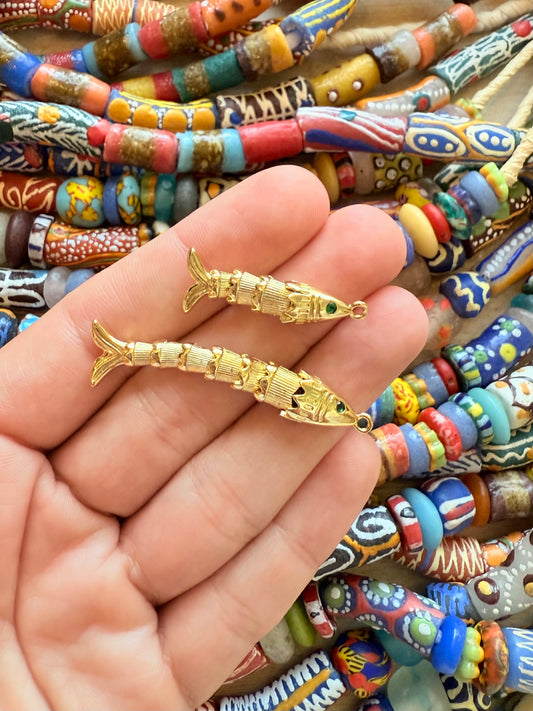 swimming fish charm