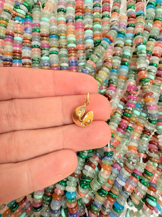 fortune cookie charm