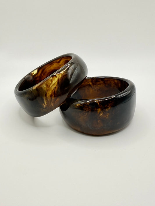 chunky bangle stacks