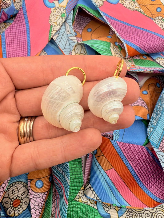 pearly shell charm