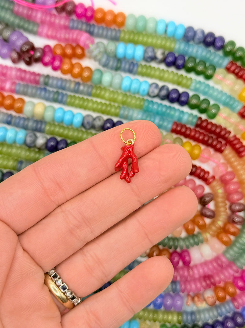 mini coral charm