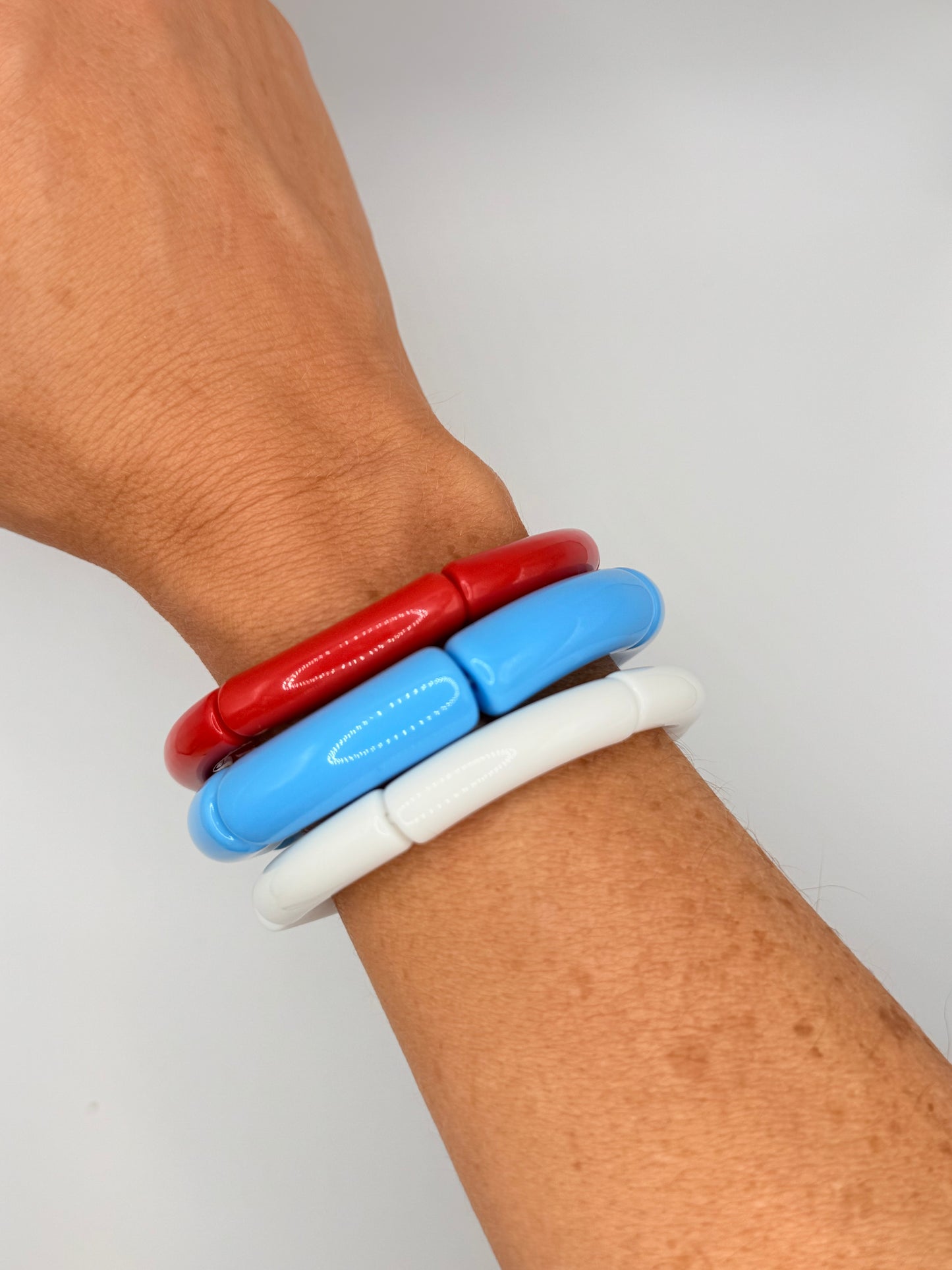 americana bracelet stack
