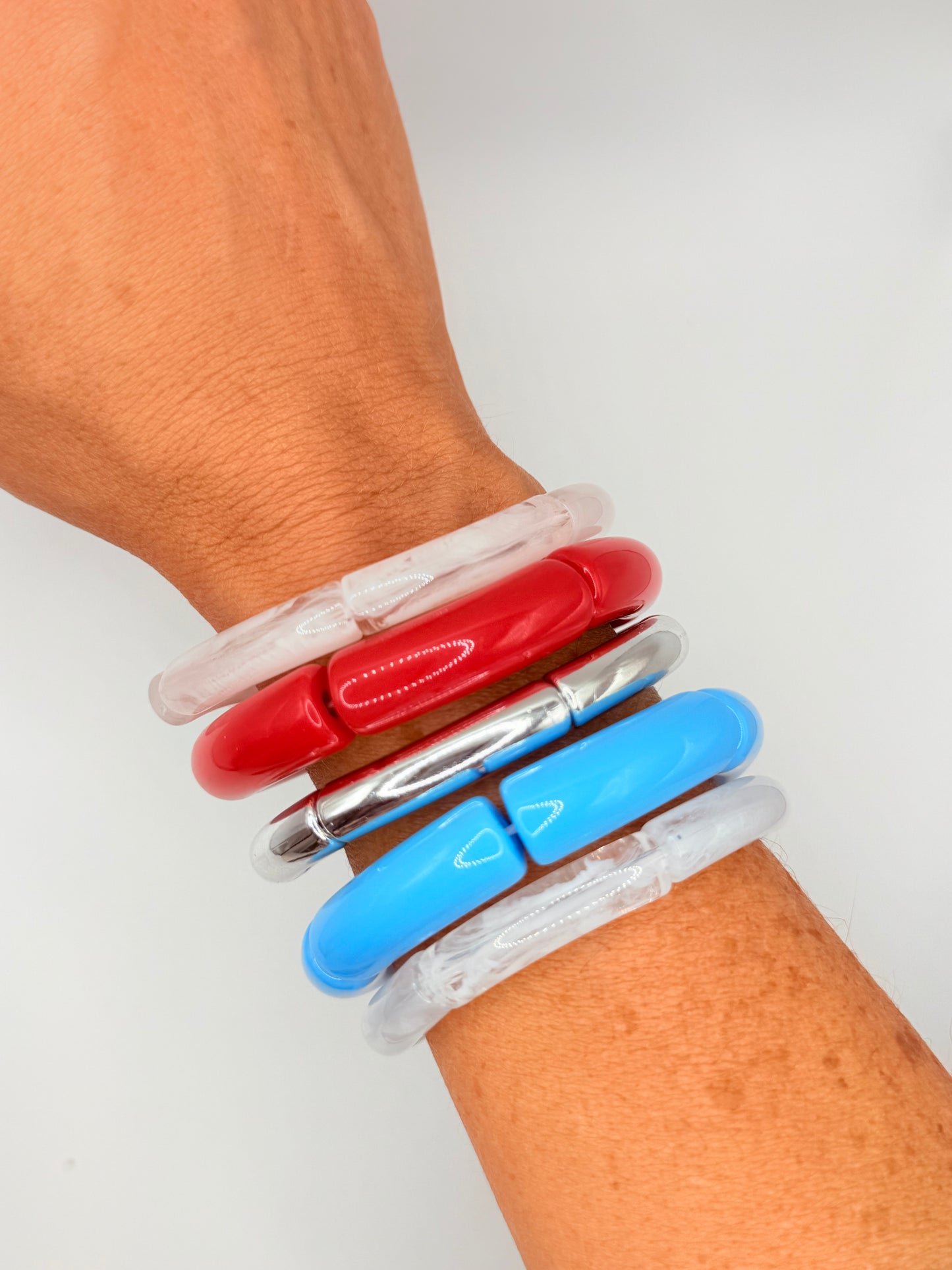 americana bracelet stack
